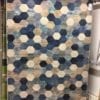 Stock Rugs - Blue Hexagon Galleria Rug